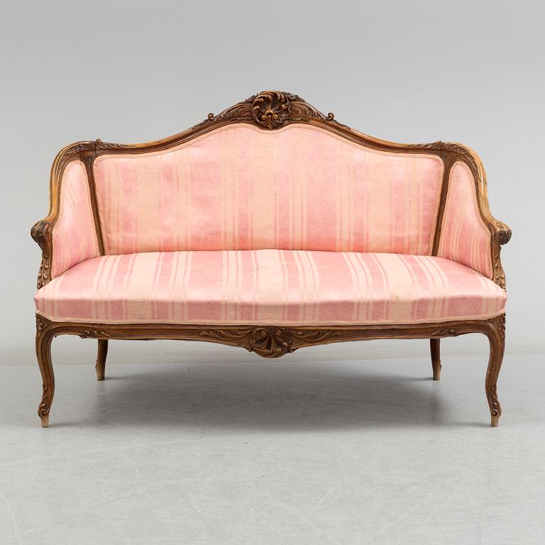 A Rococo style sofa, first half of the 20th century.