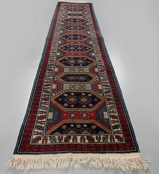 GALLERIMATTA, orientalisk, 305 x 70 cm, sent 1900-tal.