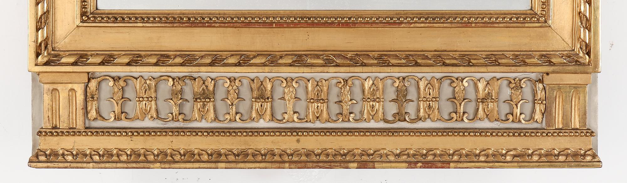 SPEGEL, sengustaviansk, omkring år 1800.
