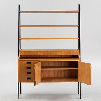 A teak-veneered bookcase , AB Svenska Ramfabriken, Malmbäck, Sweden, 1950's.