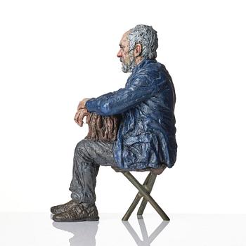 Sean Henry, "Maquette for Seated Figure".