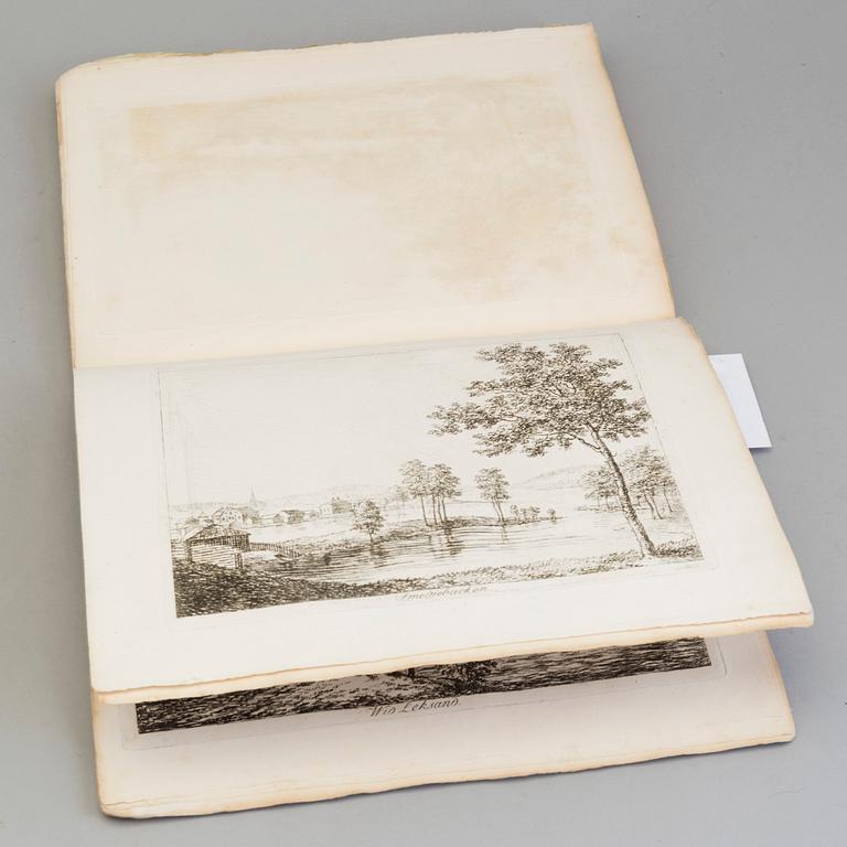 BOK, Linnerhielms klassiska illustrerade reseböcker från sekelskiftet 1800.