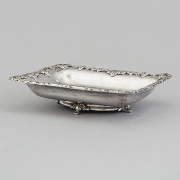 An 19th century silver dish from the Ottoman empire.