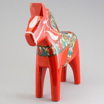 DALAHÄST, bemålat trä, 1900-talets fjärde kvartal.