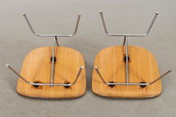 CHARLES & RAY EAMES, a pair of 'LCM' chairs, 20th century second half.