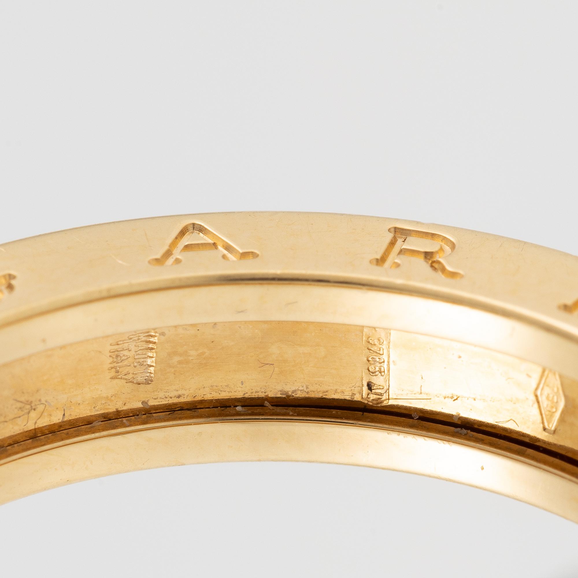 Bulgari, 18K gold, B.Zero1.