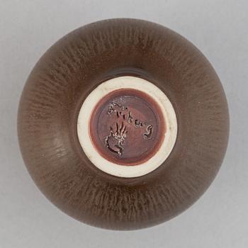 Berndt Friberg, two stoneware vases, Gustavsberg studio, Sweden.