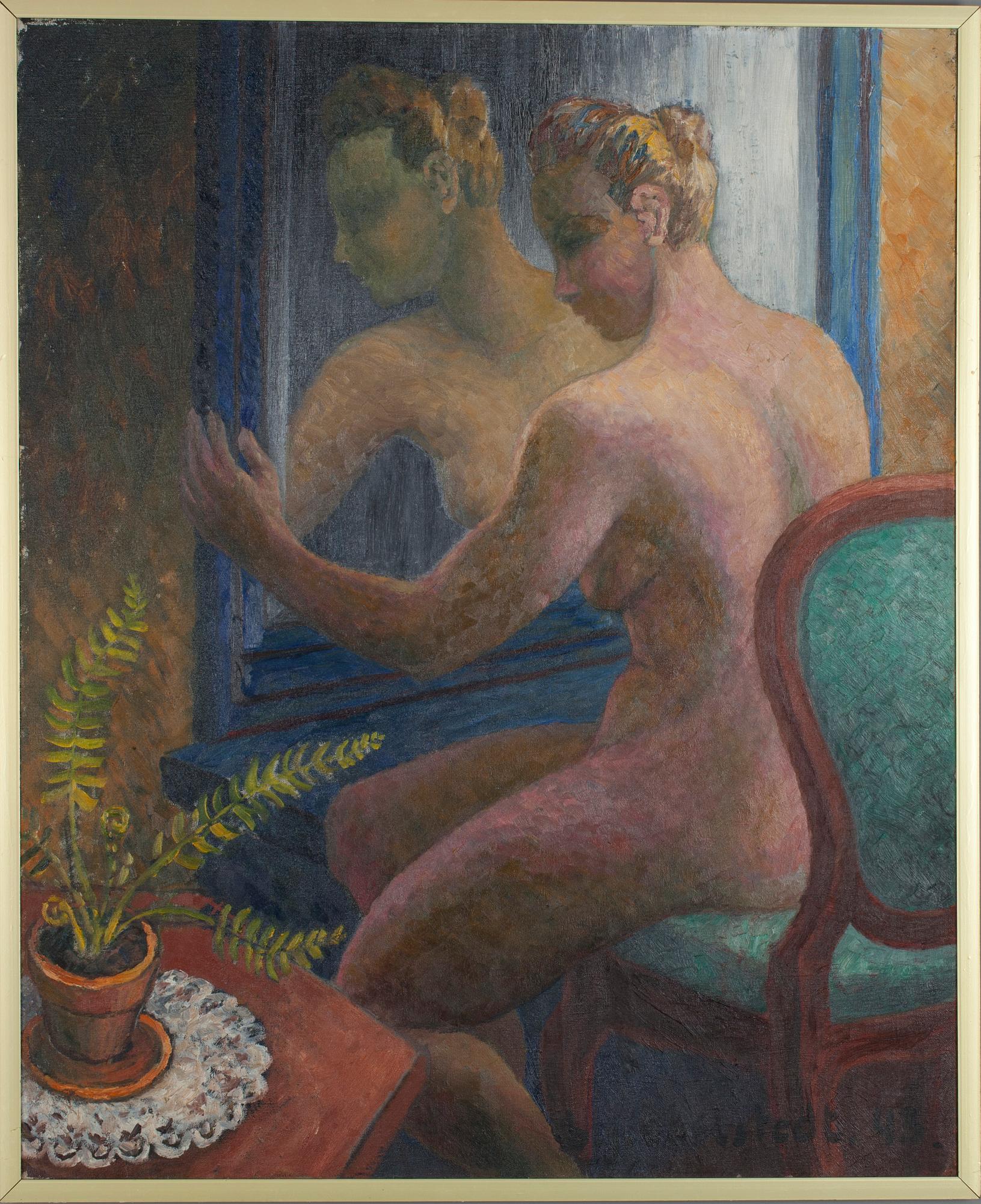 BIRGER CARLSTEDT, öljy kankaalle, sign. ja päiv.-43.