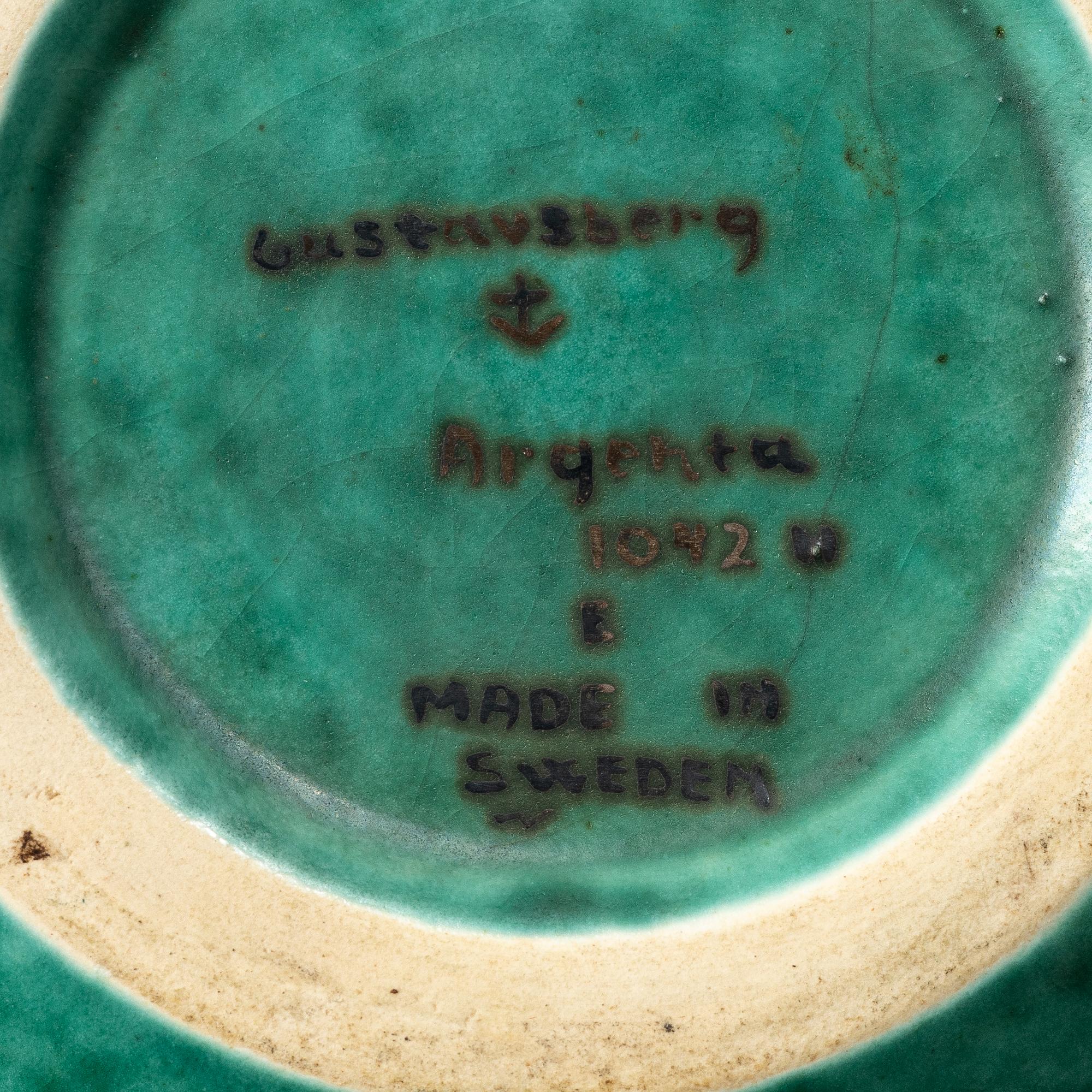 Wilhelm Kåge, an 'Argenta' vase, Gustavsberg.