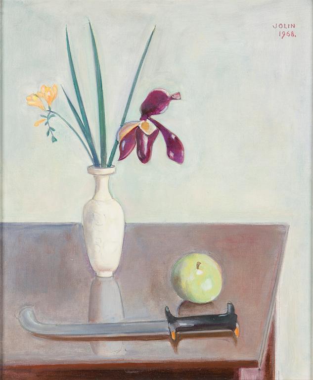 EINAR JOLIN, oil on canvas, signed.