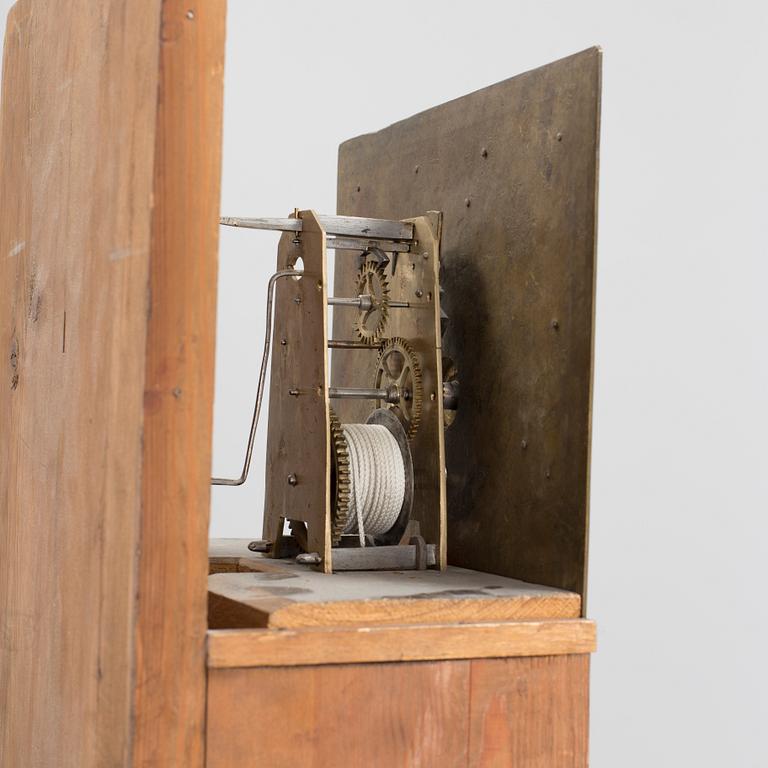 A mid 19th century grandfather clock.