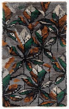 A Swedish knotted pile carpet, c. 302 x 184 cm.