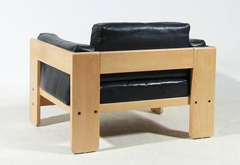 FÅTÖLJ, "Bastiano Lounge chair", Tobia Scarpa. Licenstillverkad av Haimi, Finland 1970-tal.