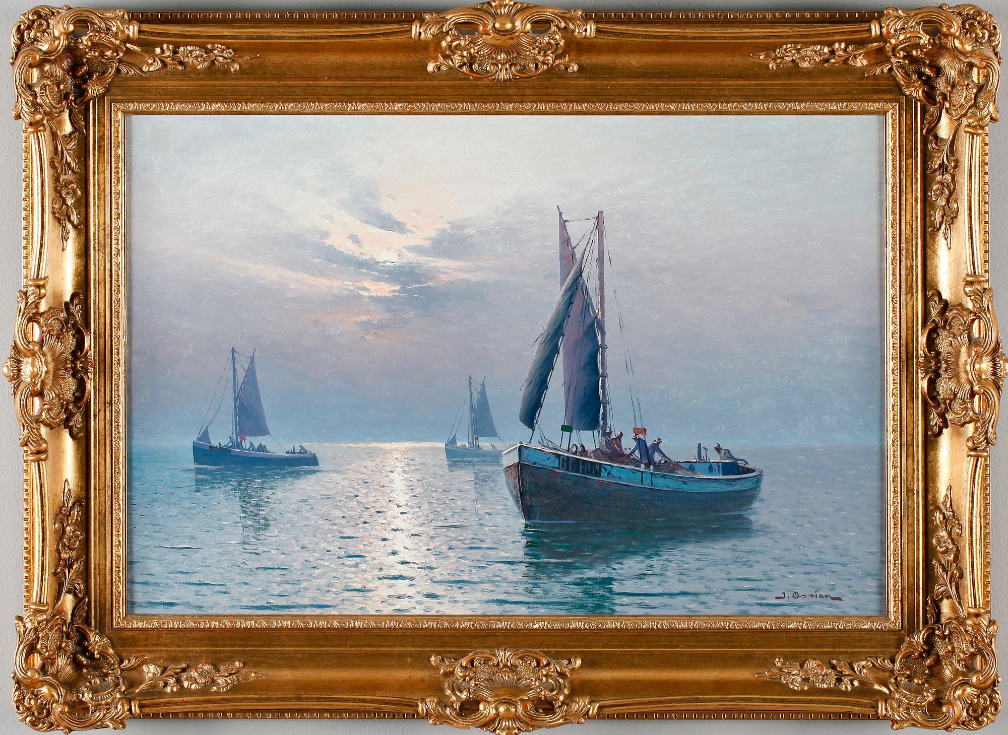JOHAN OSSIAN-ANDERSSON, olja på duk, signerad.