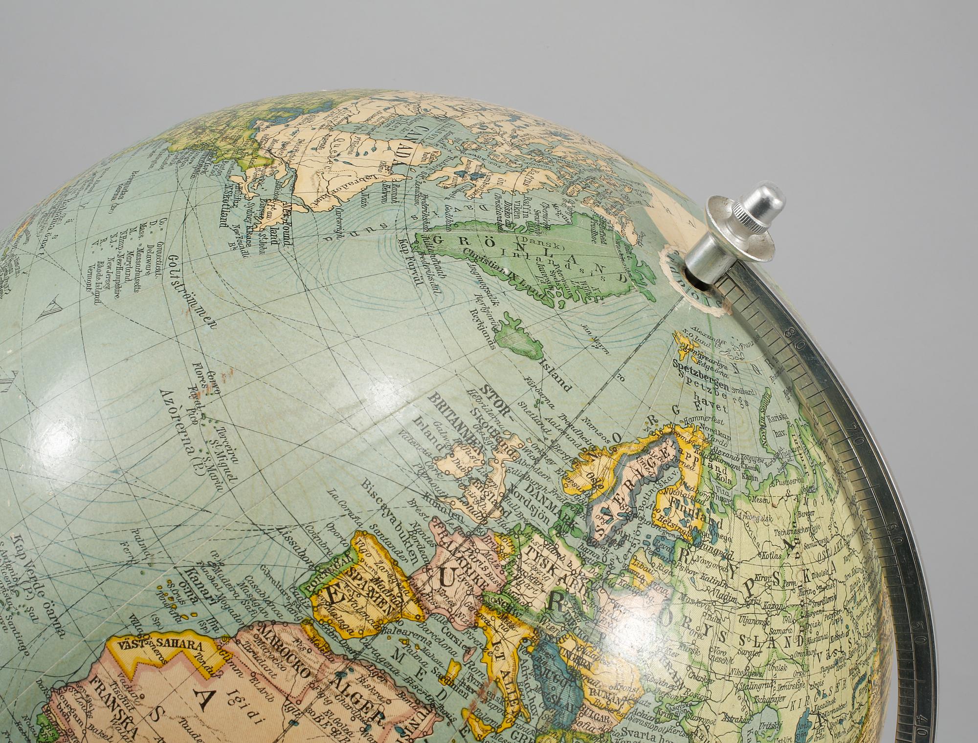 JORDGLOB, Columbus-Verlag, omkring 1900-talets mitt.