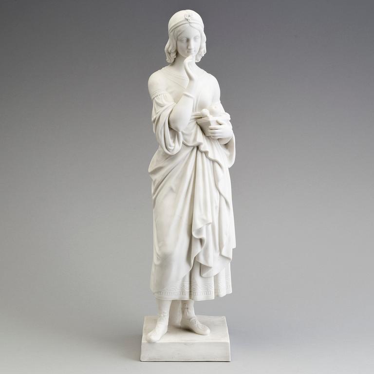 A PARIAN FIGURE, Gustafsberg, ca 1900.