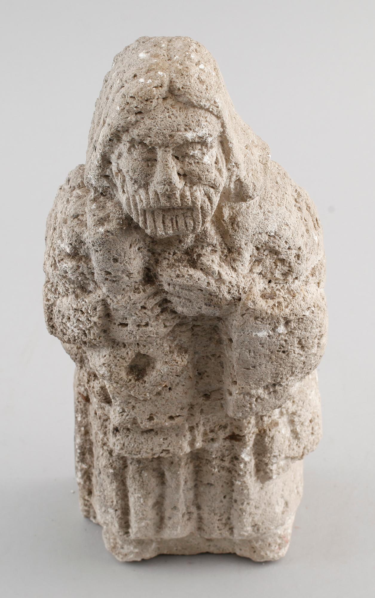 SKULPTUR, kalksten, möjligen 1800-tal eller äldre.