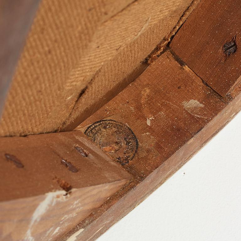 Ten matched Gustavian chairs, late 18th century.