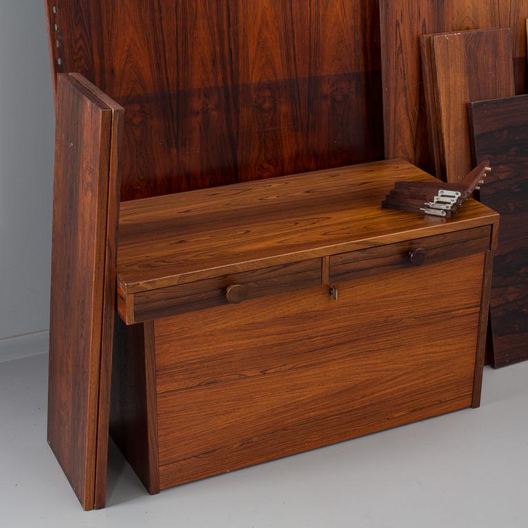 POUL CADOVIUS, a 1960's Danish palisander shelving system.