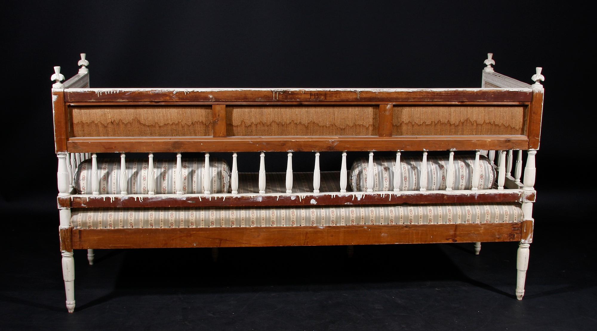 SOFFA. Gustaviansk stil, 1800-tal.