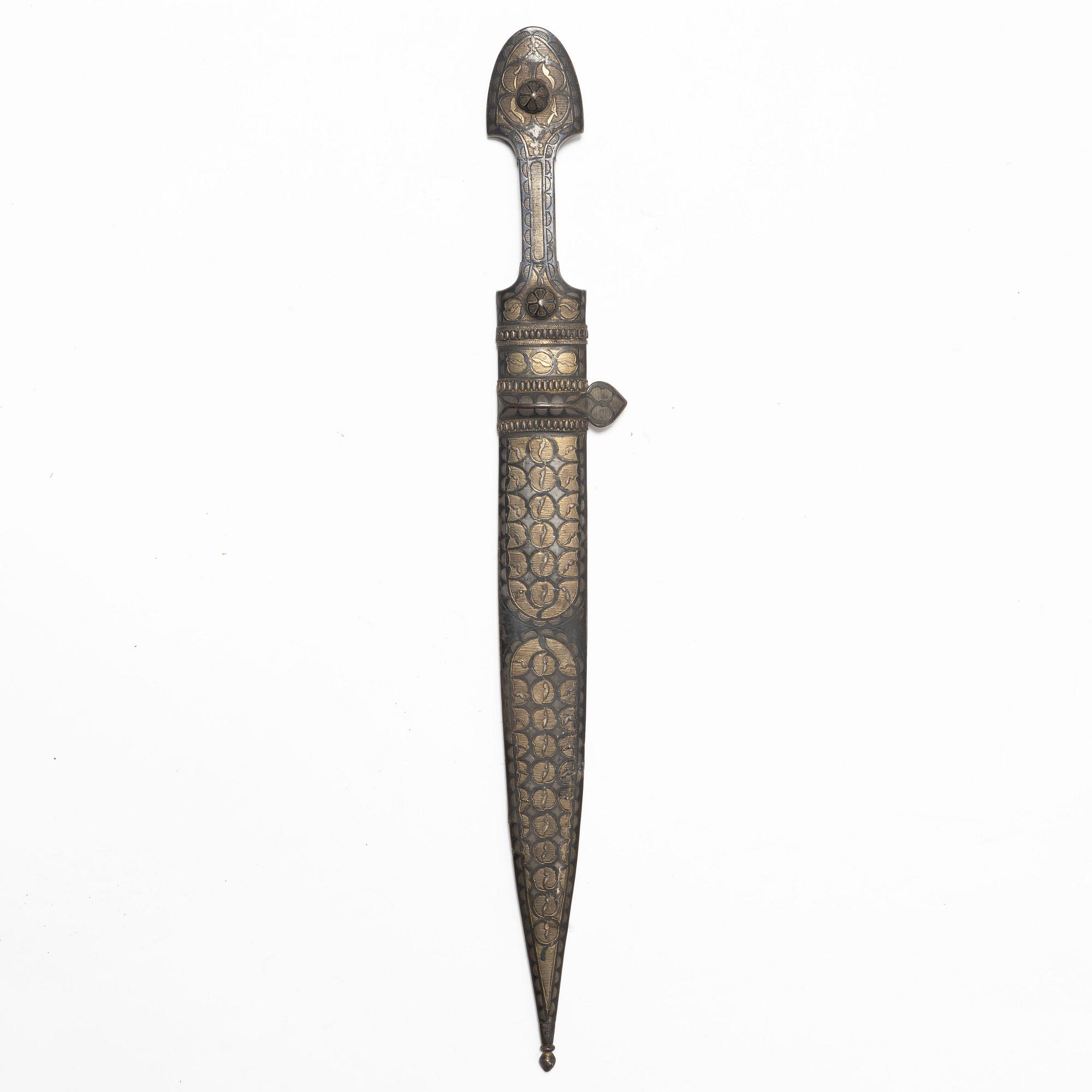 Kindjal, Caucasian, 19th century.