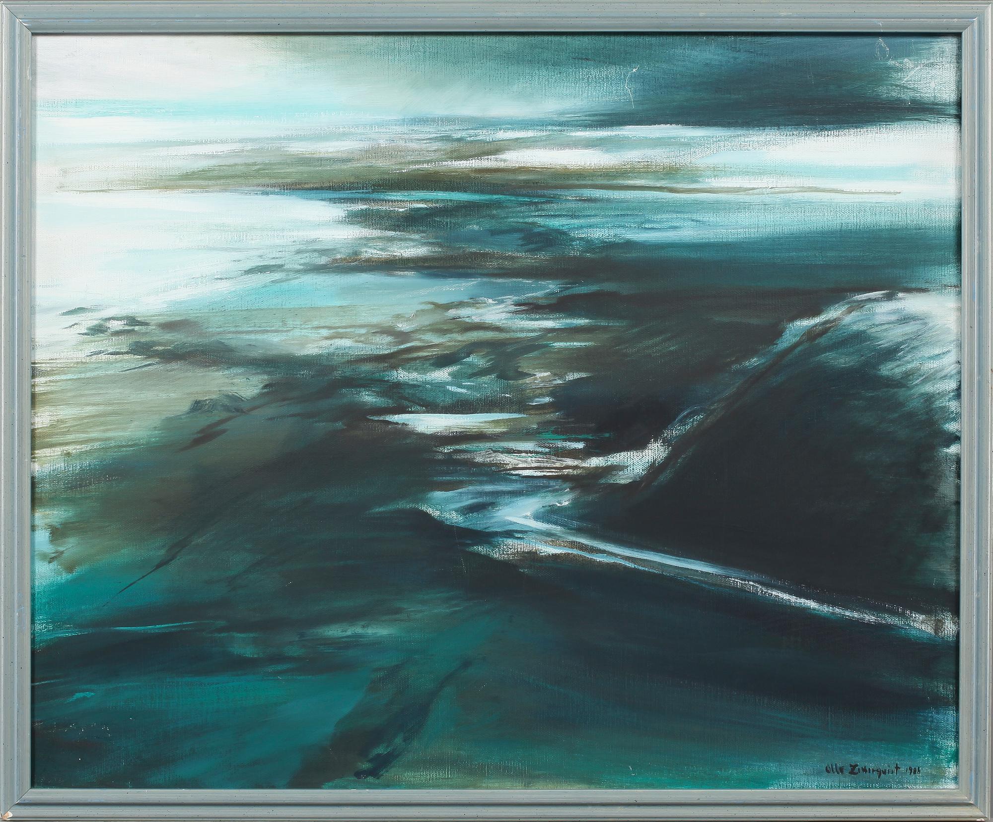 OLLE ZETTERQVIST, olja på duk, signerad och daterad 1986.