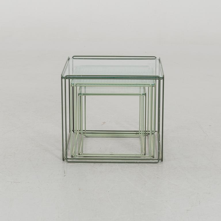 A SET OF NESTING TABLES BY MAX SAUZE.