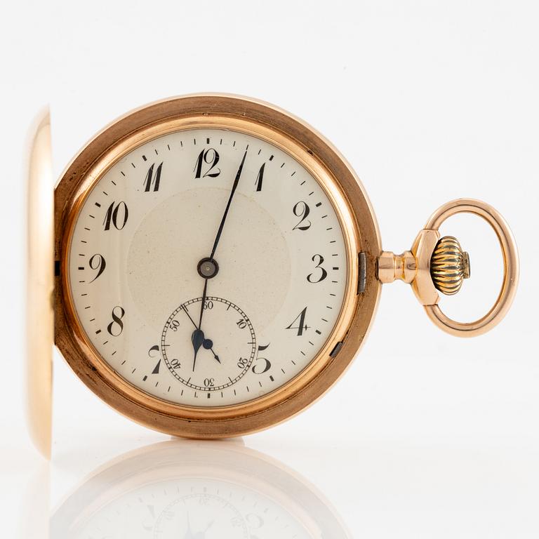Pocket watch, hunter, 51 mm.