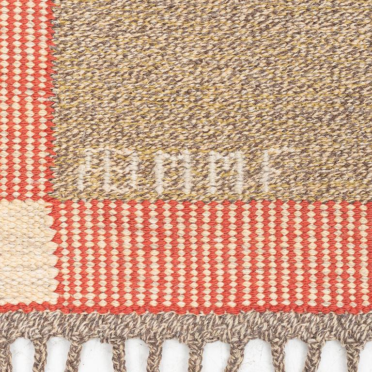 Märta Måås-Fjetterström, a carpet, 'Effsingen', flat weave, ca 248 x 157 cm, signed AB MMF.