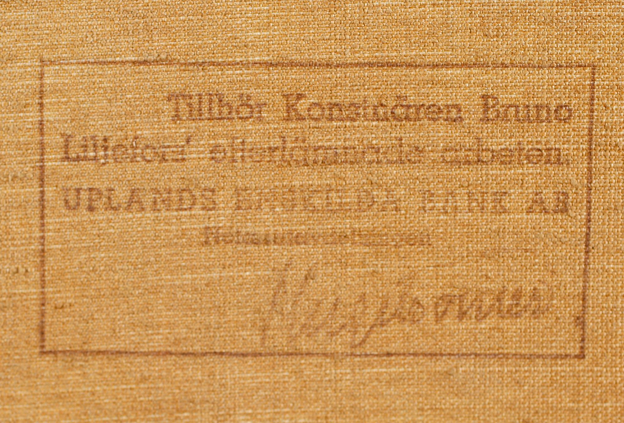 BRUNO LILJEFORS, olja på duk, osignerad.