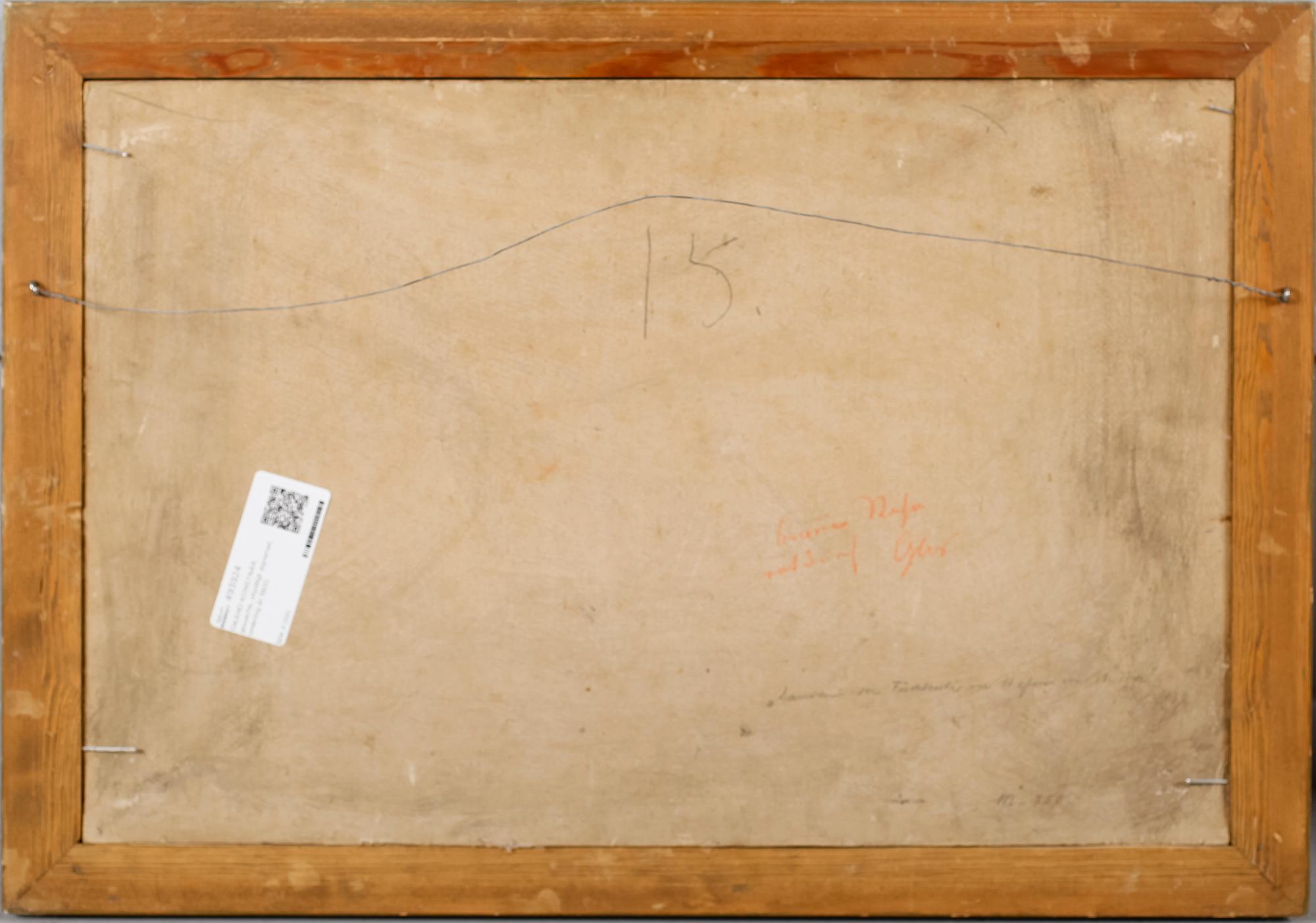 FRIEDRICH RAUPP, gouache, signerad.