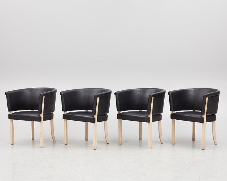 Åke Axelsson, a set of four 'Riksdagen' chairs, Gärsnäs 2008.