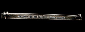 BROSCHNÅL, sterlingsilver, Wiwen Nilsson, 1957.