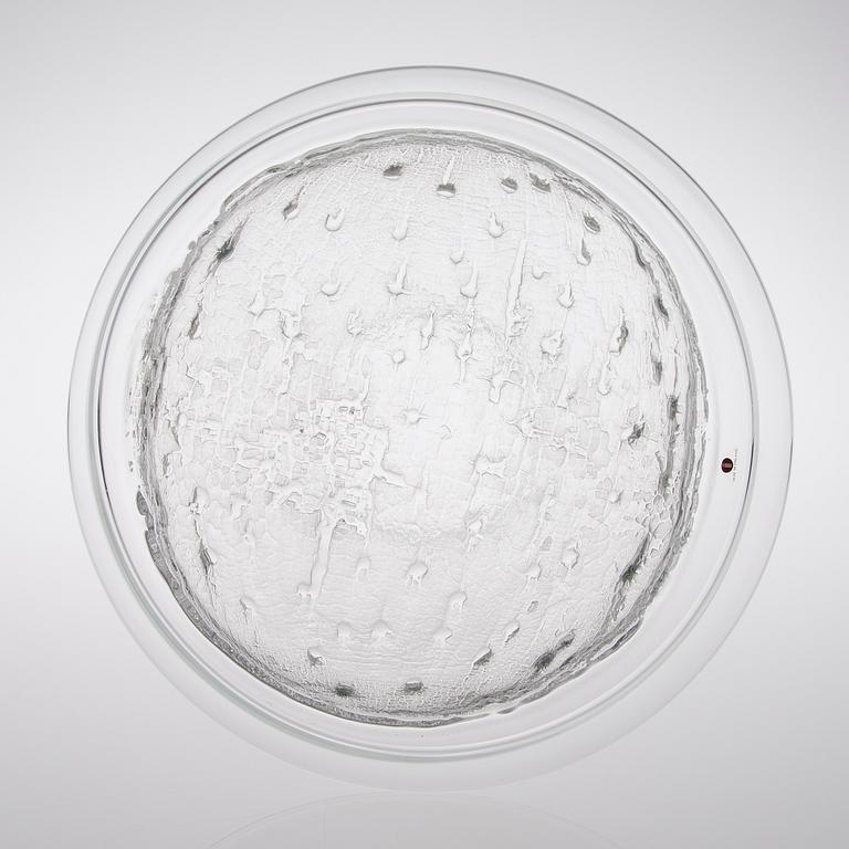 TIMO SARPANEVA, lasiveistos, Finlandia-sarjan kulho, signeerattu Timo Sarpaneva 3376. Iittala.