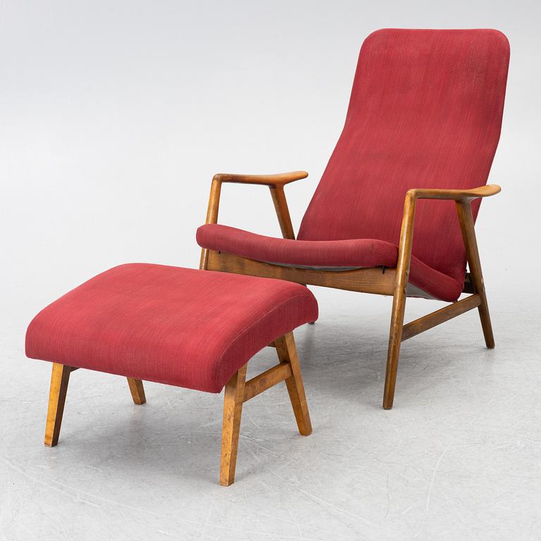 Alf Svensson, Armchair from the 'Contour series' Bra Bohag Ljungs industrier, 1960s.