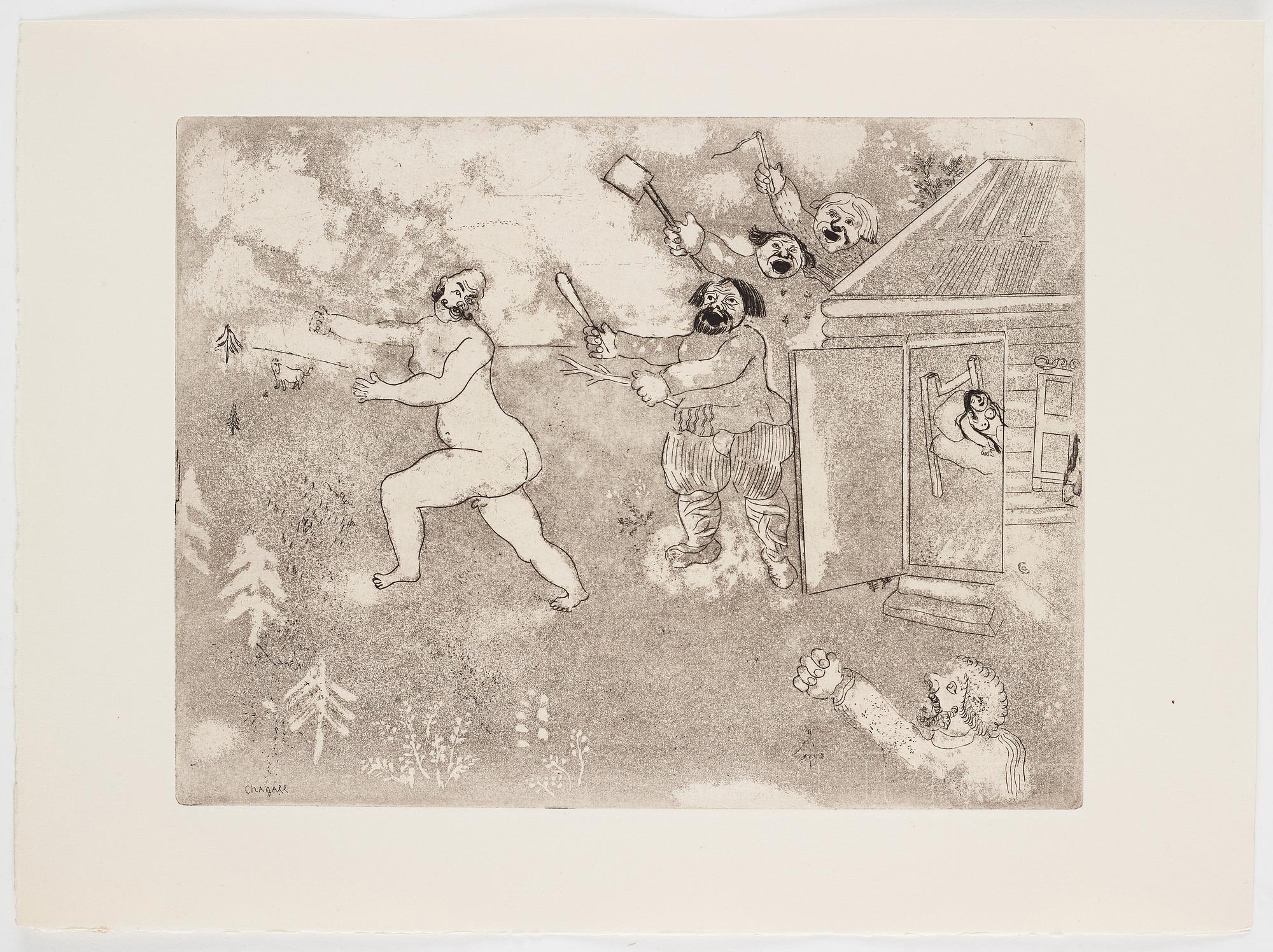 MARC CHAGALL, 71 st etsningar ur upplagan om 285 exemplar på Arches/MBM/J. Perrigot-papper, 1923-1948.