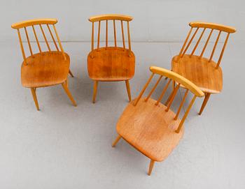 STOLAR, 4 st, "Fanett", Ilmari Tapiovaara, Edsbyverken, 1900-talets andra hälft.