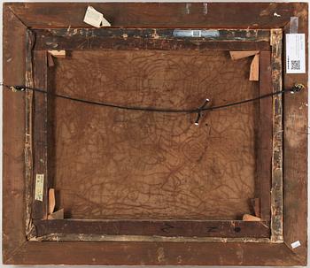 OKÄND KONSTNÄR, olja på duk, bär otydlig signatur.