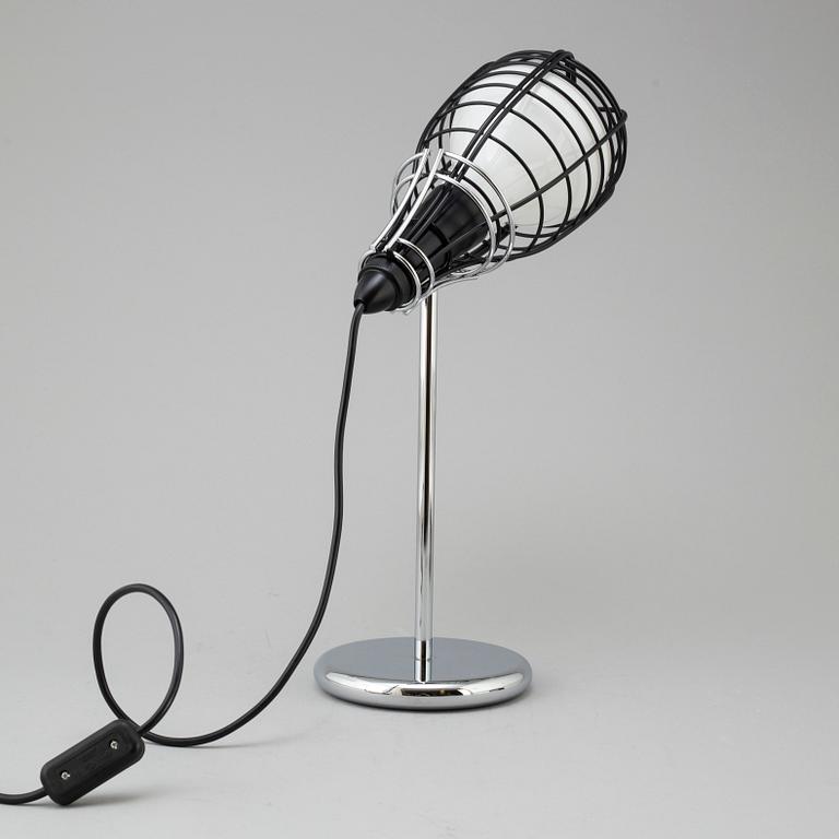 A 'Cage Mic' table light by Diesel for Foscarini.