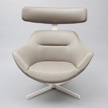 FÅTÖLJ samt FOTPALL, "Auckland", Jean Marie Massaud, Cassina. Formgiven 2005.