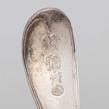 Spoons, 24 pieces, silver, Sweden, 18th–19th century.