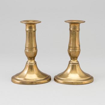 A pair of 19th century candlesticks.