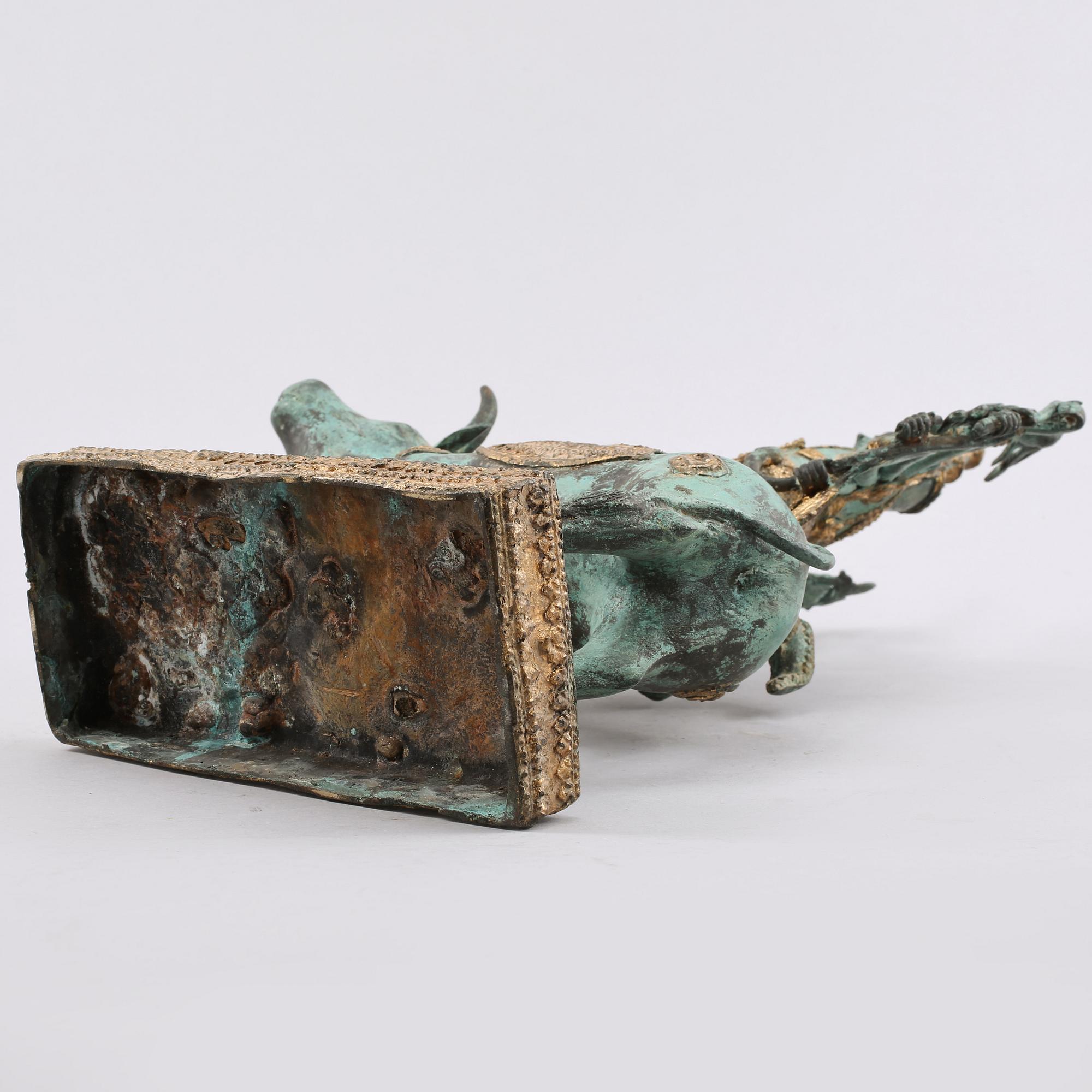 SKULPTUR, brons, orientalisk, 1900-tal.
