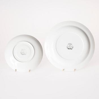 TESERVIS, 14 delar, "Haga" Rörstrand, 1900-talets mitt.