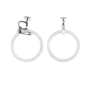 810. A pair of Wiwen Nilsson sterling earrings, Lund 1965.
