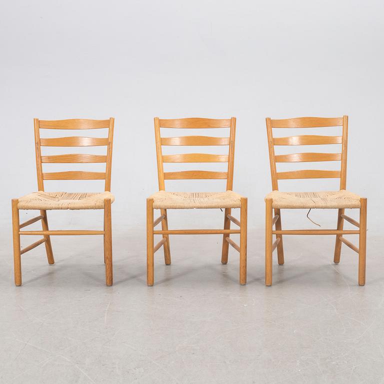 Kaare Klint, chairs, 6 pcs, "Kirkestolen", Denmark, second half of the 20th century.