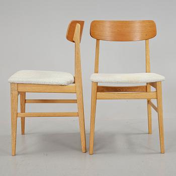 STOLAR, 4 st, troligen Danmark, 1900-talets andra hälft.