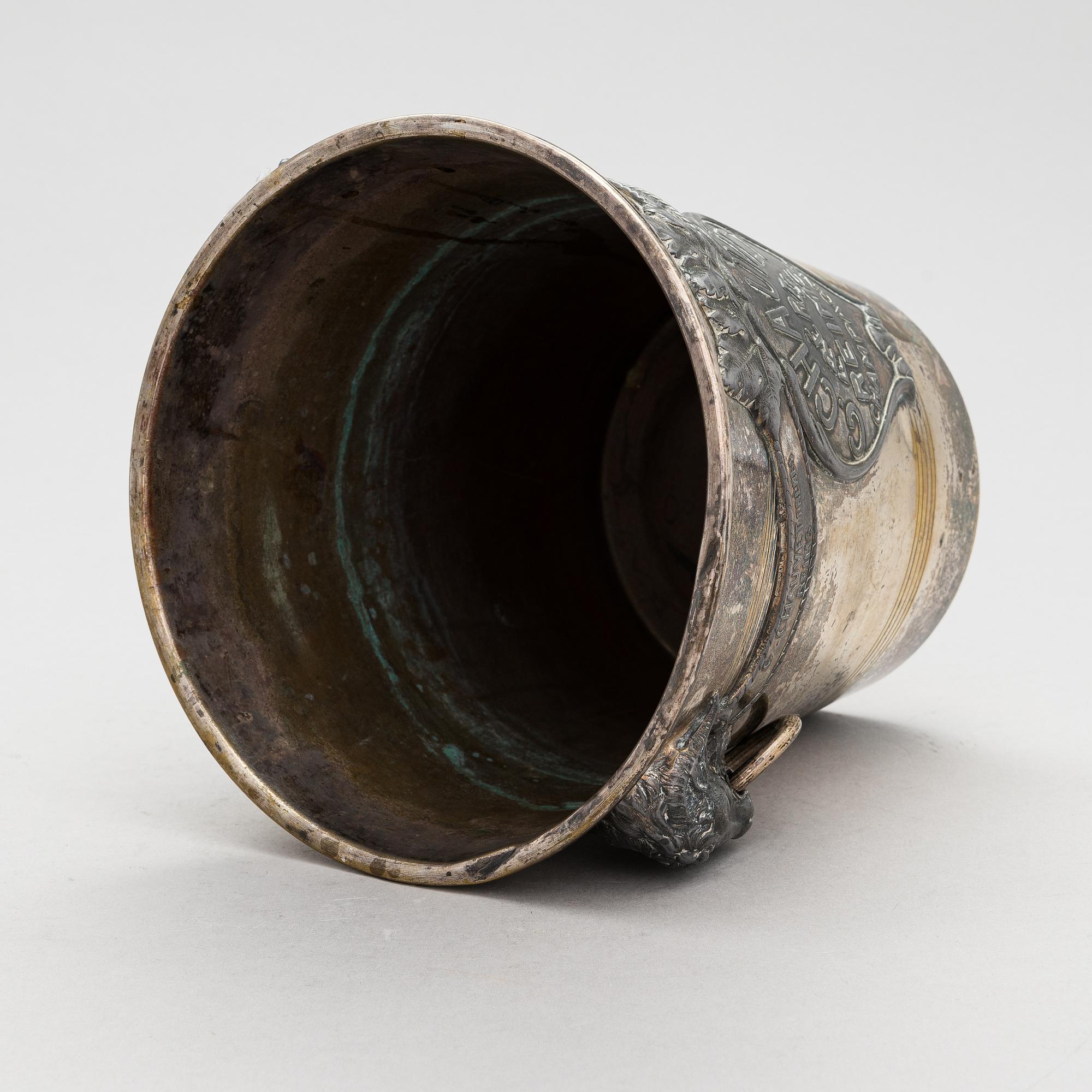Champagne cooler, G. Chauvet, Argit, France 1930s.