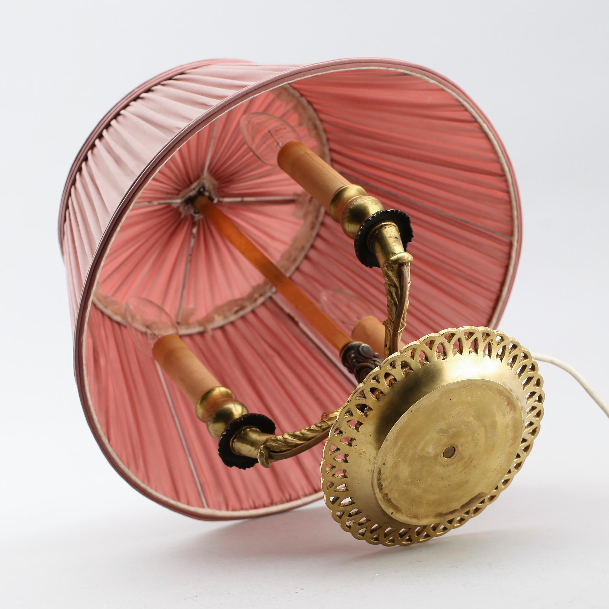 BUILOTTELAMPA, empirestil, 1900-talets första hälft.