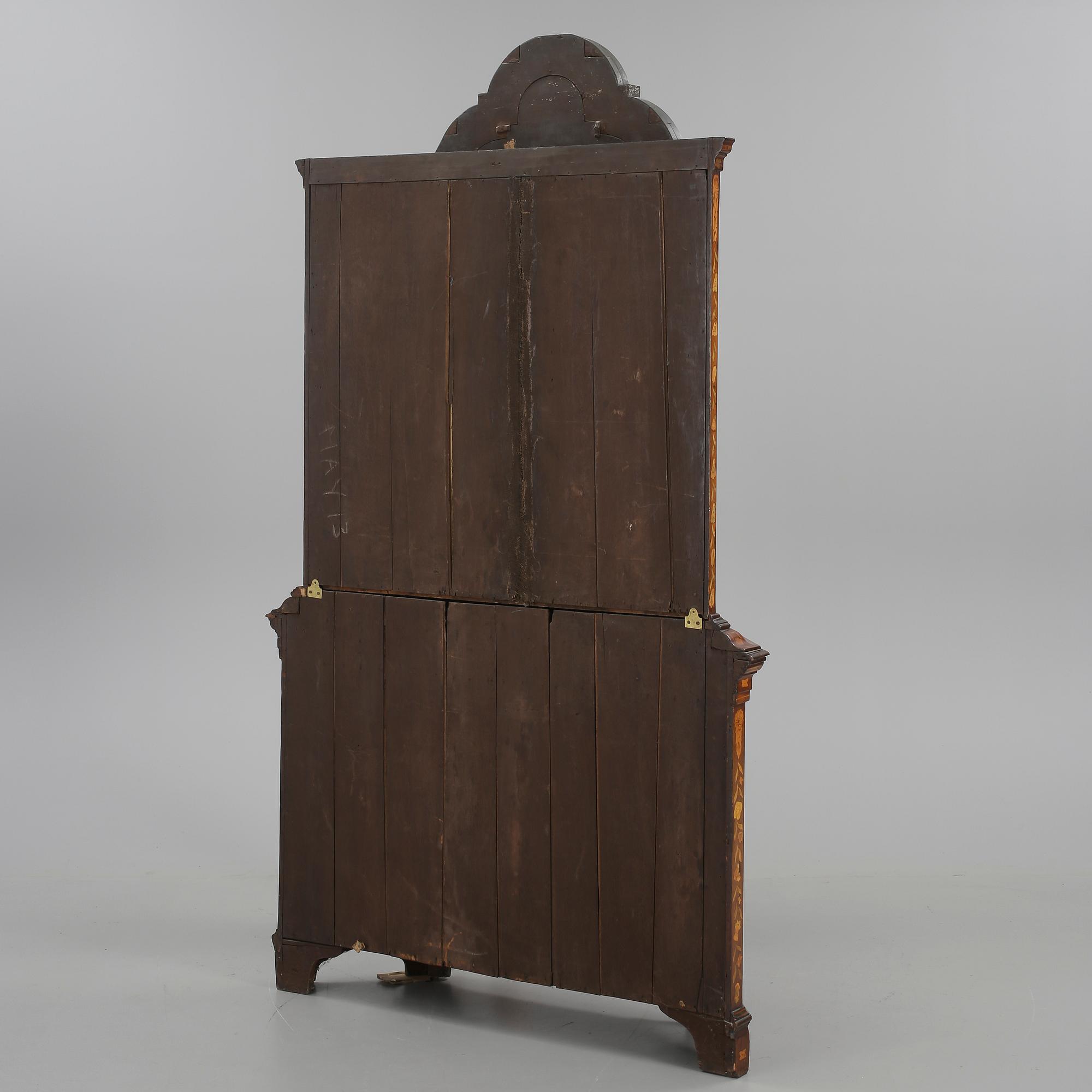 VITRINSKÅP, Holland, 17-/1800-tal.